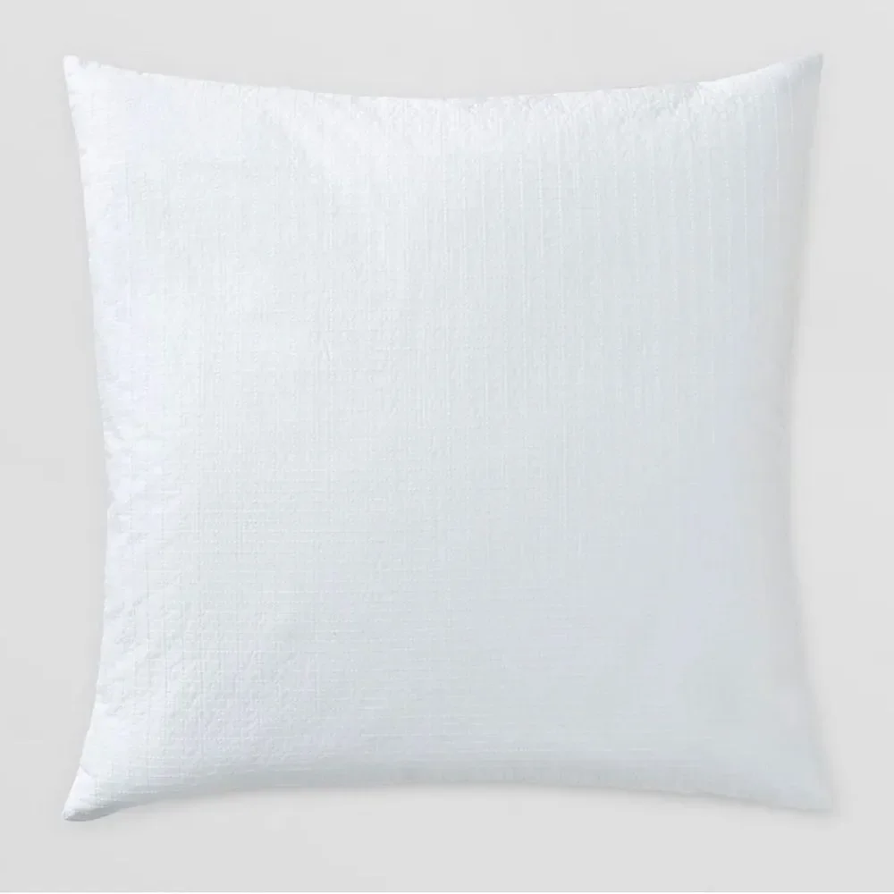 OAKE Leicester White‎ Euro Sham 26 x 26 set of 2